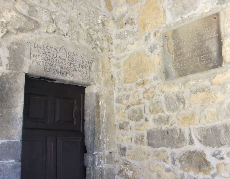 Casa donde nació San Melchor en Cortes